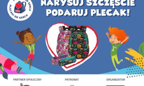 EASY Plecaki od serca: Narysuj szczęście, podaruj plecak!