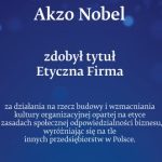 AkzoNobel z tytułem Etyczna Firma 2018