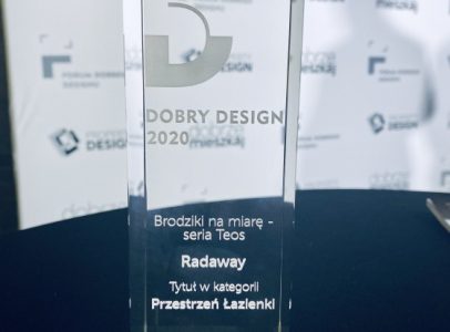 Brodziki Teos Radaway nagrodzone w konkursie Dobry Design 2020