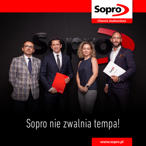 Sopro nie zwalnia tempa! Nowa inwestycja jednego z wiodących producentów chemii. BIZNES, Firma - Sopro Polska podpisało umowę z Atlas Ward na wybudowanie hali magazynowej i show roomu na terenie Zakładu Produkcyjnego w Nowinach.