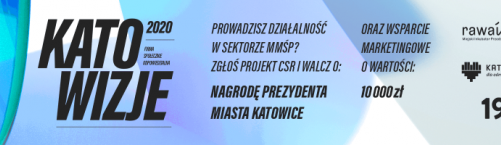 Katowizje 2020 – wystartował konkurs dla przedsiębiorców z sektora MMŚP